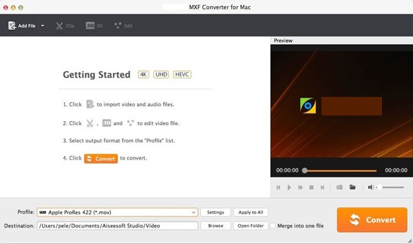 free mxf converter