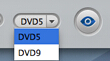 DVD 5 and DVD 9 option