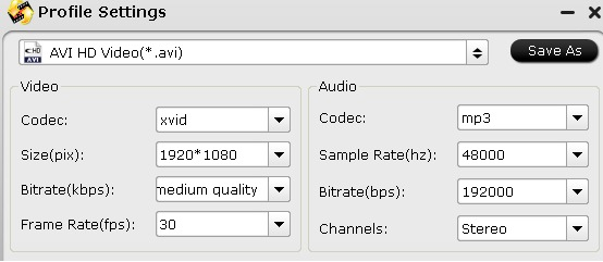 transcode mvi to avi